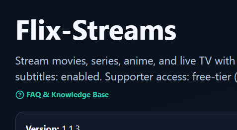 Flix-Streams (Flixnest) — Setup & Configuration Guide (Stremio)